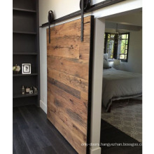 Rail Only Rustic Horizontal Plank Sliding Barn Door